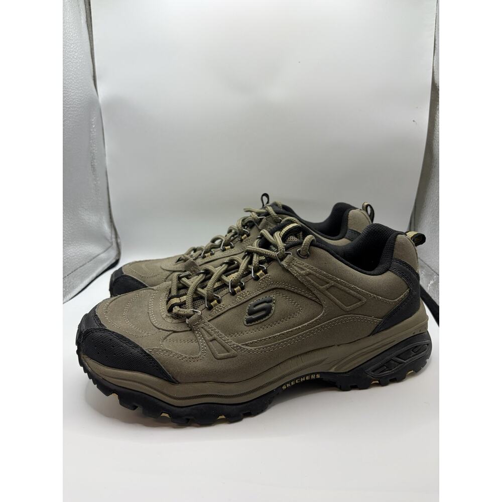 Skechers Sport Trail Hiking Shoes Mens 9 Tan Brown Lace Up Outdoor Hiking